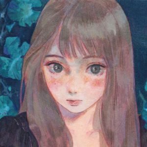 Moonlit Girl ✦ Watercolor Art Print